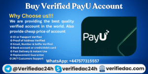 Buy Verified PayU Account