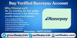 Buy Verified Razorpay Account
