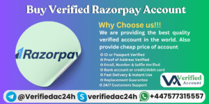 Buy Verified Razorpay Account