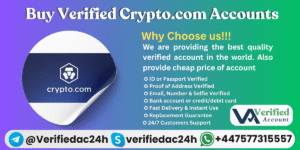 Buy Verified Crypto.com Account