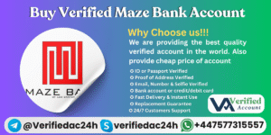 Buy Verified Maze Bank Account