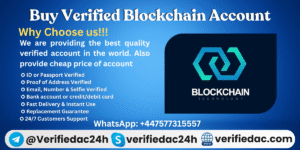 Buy Verified Blockchain Account