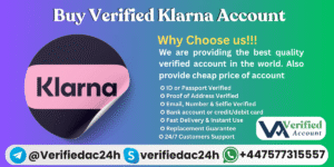 Buy Verified Klarna Account
