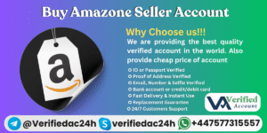 Buy Verified Amazone Seller Account