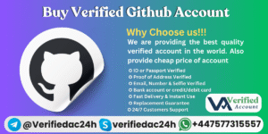 
Buy Verified Github Account
