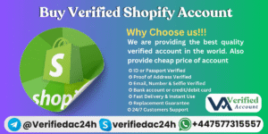 Buy Verified Shopify Account