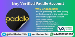 Buy Verified Paddle Account