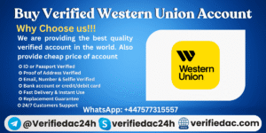 Buy Verified Western Union Account