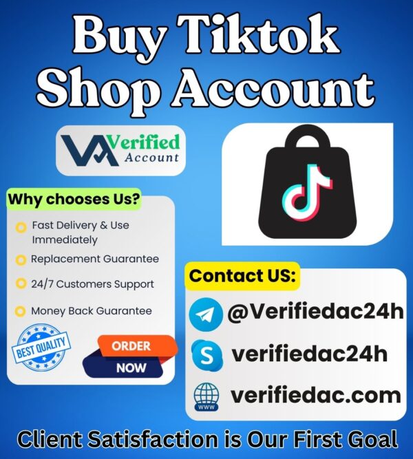 Buy Tiktok Shop Account