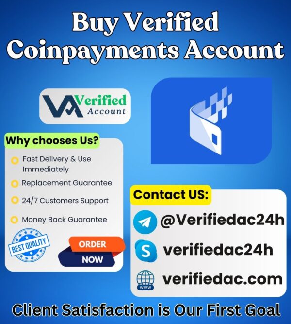 Buy Verified Coinpayments Account