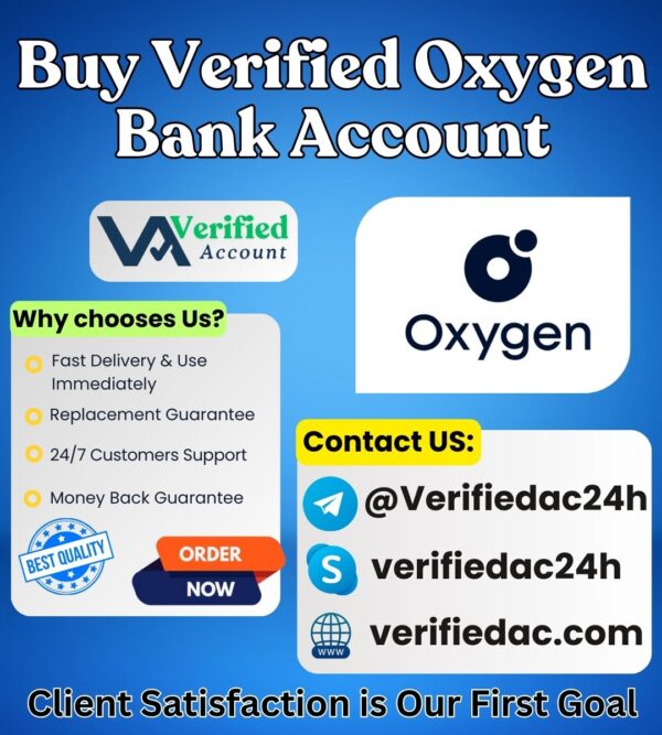 Buy Verified Oxygen Bank Account