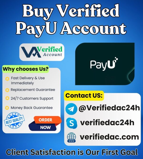 Buy Verified PayU Account
